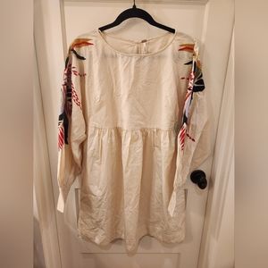 Embroidered Free People Dress NWT